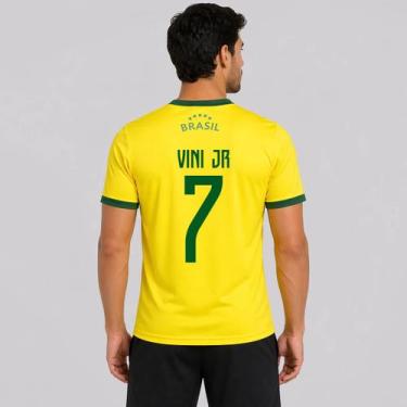 Imagem de Camisa Brasil Canarinho 7 Vini Jr - Balboa, G