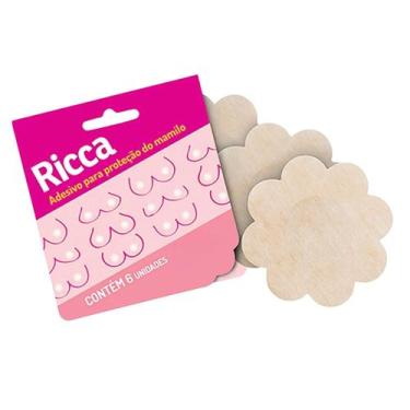 Imagem de Protetor Adesivo para Mamilo Ricca 3 Pares Descartáveis Cód. 3274 - BE