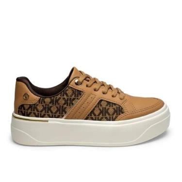 Imagem de Tênis Kolosh Casual - Feminino - Marrom - 37, Marrom, 37