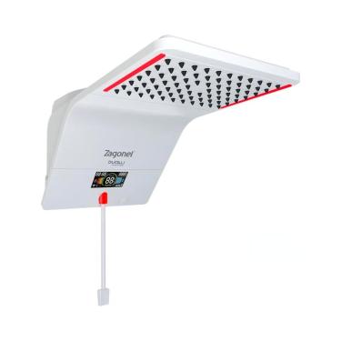 Imagem de Ducha Eletrônica Zagonel Ducali Premium Digital 5500W Branco 110V