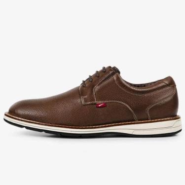 Imagem de Sapato Ferracini Casual com Cadarço Easy Masculino, 41, Tabaco