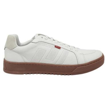 Imagem de Tenis Sapatenis Masculino Couro Confortavel City Ferracini Cadarço Ela