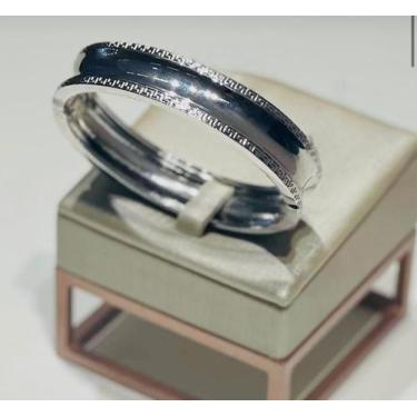 Imagem de Bracelete Concavo 13mm - Ancia Jias e Semijoias, Ródio, UNI