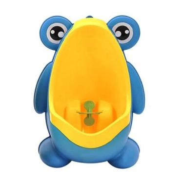 Imagem de Mictório Infantil Pinico Sanitário Crianças com Ventosas - Fx, Amarelo
