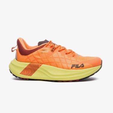 Imagem de Tênis Fila Racer Skytrail Masculino Laranja para Trail Running e Avent