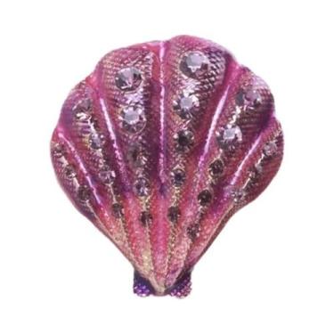 Imagem de Broche De Estrela-do-mar Esmaltado Unissex Feminino Com Pérola E Conch