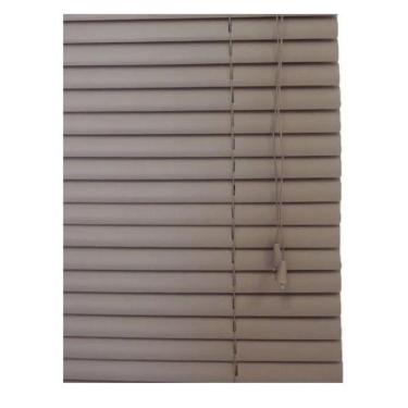 Imagem de Persiana Horizontal PVC Cafe 160 (L) x 160 (A) Cortina Completa C/ Kit de instalação 1,60 x 1,60
