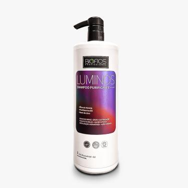 Imagem de Shampoo Antiresiduos Purificante Luminos - Biofios Profissional - Limpeza Profunda 1l 