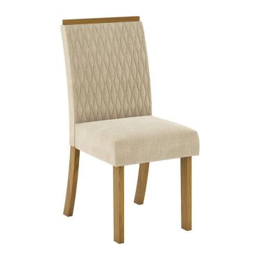 Imagem de Kit com 2 Cadeiras de Jantar Estofadas Design Grazia