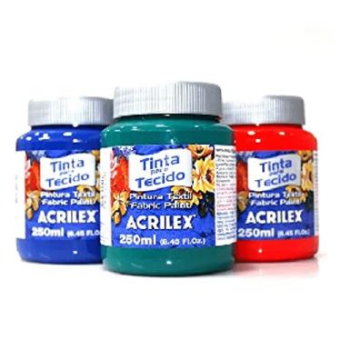 Imagem de Tinta para Tecido Fosca Acrilex 250 ml Amarelo Limão - 504