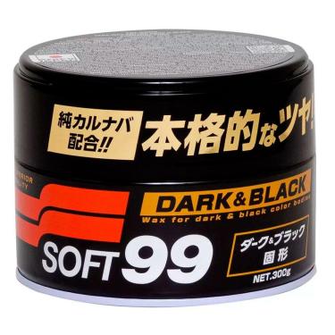 Imagem de Cera de Carnaúba para Carros Pretos Dark and Black 300g Soft99