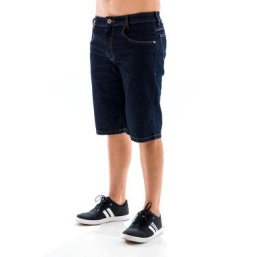 Imagem de Bermuda Jeans Masculina Clássica Gib. Com Etiqueta - Arauto Jeans