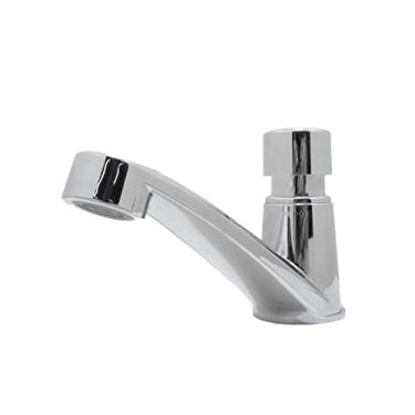 Imagem de Torneira Banheiro Lavatório Automática Arejador Cromado Luxo