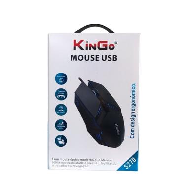 Imagem de Mouse Óptico Usb Para Computadores, Dvrs, Notebooks (kingo)