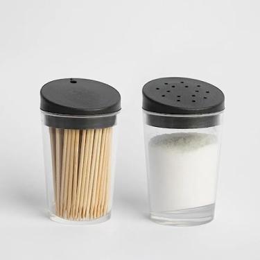 Imagem de Kit Saleiro e Paliteiro | Sanchz Design (Preto)