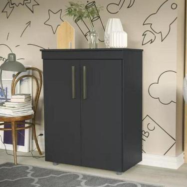 Imagem de Cômoda 2 Portas Advantage Batrol Móveis Black