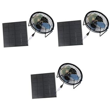 Imagem de Garneck 3 peças ventilador usb de mesa mini ventilador portátil ventilador de mesa ventilador de mesa ventilador de mesa portátil mini ventilador de resfriamento ventilador de trailer ventilador solar