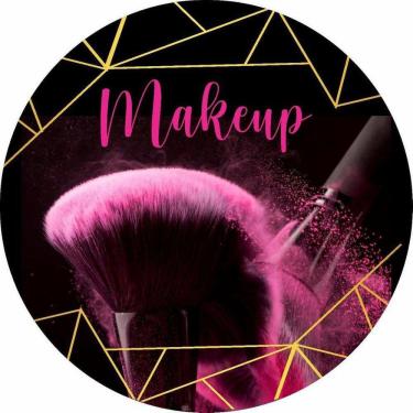 Imagem de Painel Redondo 3D Sublimado Maquiagem Frd-3968