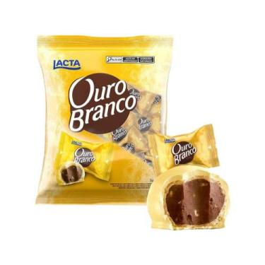 Imagem de Pacote De Bombom Chocolate Ouro Branco 1Kg - Lacta