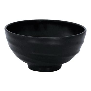 Imagem de Tigela Oriental Melamina Preta Gourmet 16 cm 750 ml