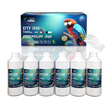 Imagem de Enlite Pacote econômico de tinta DTF premium de 1000 ml, refil de tinta digital à base de água para impressoras diretas de filme com cabeça de impressão L1800 L805 R1390 4720 I3200 XP600 DX7 DX5 5113,