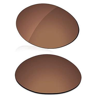 Imagem de LenzReborn Lente polarizada de substituição para óculos de sol Oakley Eye Jacket 1.0 - Marrom enferrujado - Polarizado