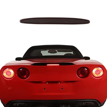 Imagem de JONKOKO Capa de quadro de lâmpada de neblina traseira de carro para Chevrolet Corvette C6 2005-2013 refletores de para-choque traseiro, adesivos de luz HighBrake (tampa de luz de freio)