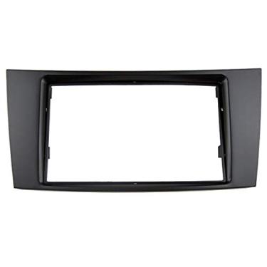 Imagem de Kit de acabamento de instalação de painel de carro DVD Stereo Frame Radio Fascia para Mercedes-Benz E Class W211 2002-2009 CLS Class C219 2004-2010 CD Panel Dash Kit Double Din