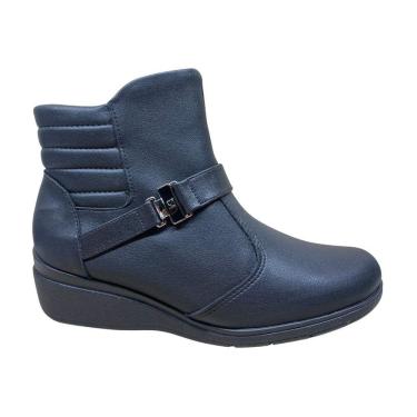 Imagem de Bota Piccadilly Cano Curto Anabela 117106 - Feminino