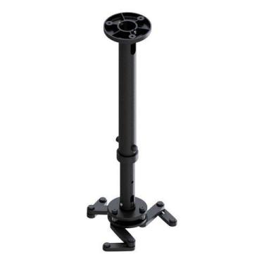 Imagem de Suporte Projetor De Teto - Telescópico - Preto - AVATRON