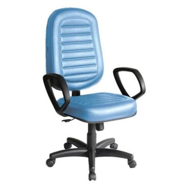 Imagem de Cadeira Presidente para Escritório Linha Blenda Azul - Design Office M
