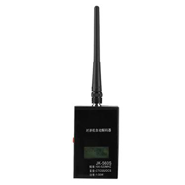 Imagem de Mini contador de frequência, suporte de contador de frequência JK-560S para exibição portátil de contador de frequência ABS para decodificador Baofeng Walkie Talkie 1-30w 100-520mhz Ctcss/DCS Antena