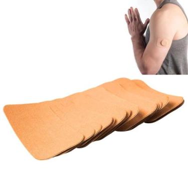 Imagem de 10 Adesivo Para Proteçao Do Sensor Libre Medir Glicemia - Laranja - Vi