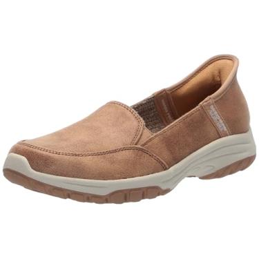 Imagem de Skechers Modern Comfort Women's Mocassim Reggae Fest 2.0 Classically Hands Free Slip-ins, Castanho, 35