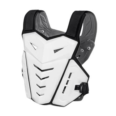 Imagem de Vaveren Colete genérico de proteção corporal para motocicleta, acessórios de proteção para motocross, BRANCO