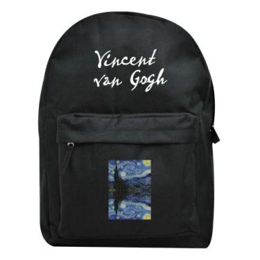 Imagem de Mochila A Noite Estrelada De Van Gogh Bolsa Unissex - SEMPRENALUTA, Pr