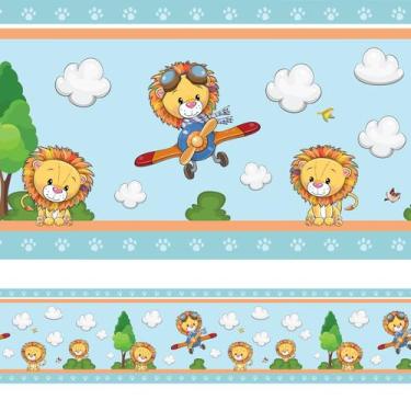 Imagem de Faixa Decorativa Infantil Leão Baby 5mx10cm - Quartinhos
