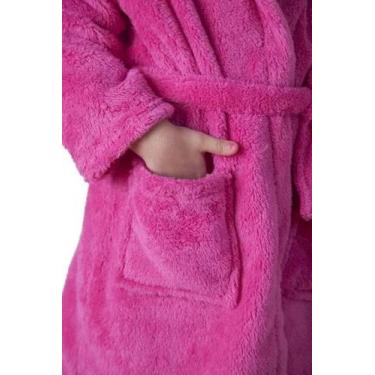 Imagem de Roupão Infantil Com Touca - Microfibra Unissex - Meninos e Meninas - A