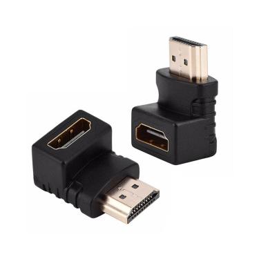 Imagem de Adaptador HDMI EVUS Macho para HDMI Femea Angulo 90O