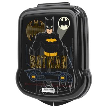 Imagem de Sanduicheira Infantil Lanche Escolar Batman Plasutil
