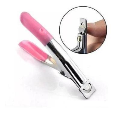 Imagem de Alicate Cortador De Unha Postiça Tips Acrílico Gel Importado - BCS BOR