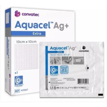 Imagem de Curativo Aquacel Ag+ Extra 10cm x 10cm - Convatec
