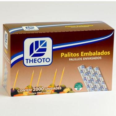 Imagem de Palito Dente Theoto embalado 2000un
