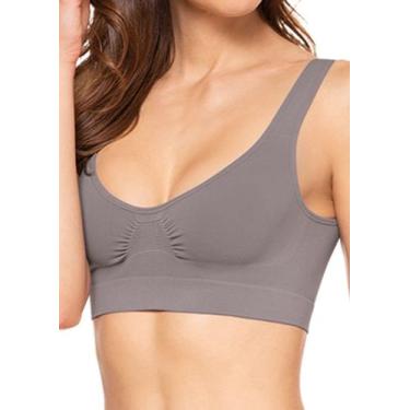 Imagem de Sutiã Top Sem Costura e Sem Bojo Loba Lupo 41300, P, Nude