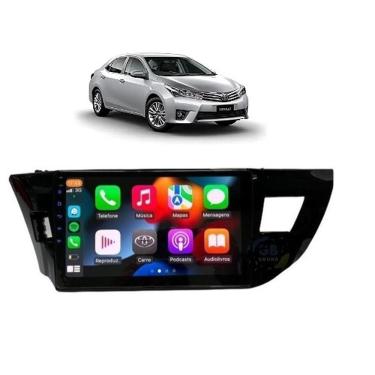 Imagem de Kit Multimidia Corolla GLi 15 / 17 Carplay AndroidAuto 9 Pol - Roadstar 908BR