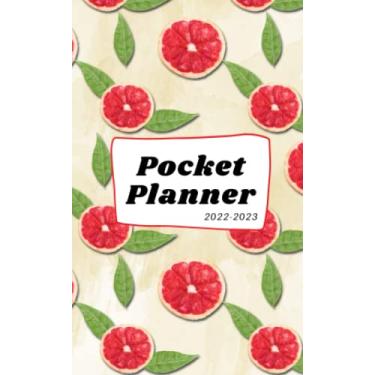 Imagem de Pocket Planner 2022-2023: Tutti Fruitti Theme | Pocket Size | 2 Year Agenda | Monthly Planner | 2022 January - 2024 January | Small Size