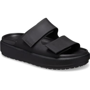 Imagem de Sandália crocs brooklyn luxe sandal black/black - 36