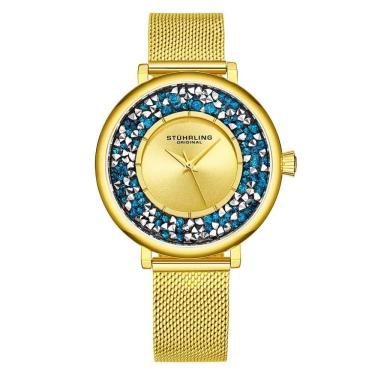 Imagem de Relógio Feminino Stuhrling 793A Quartzo 38mm, Dourado Clássico