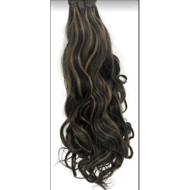 Imagem de Cabelo Humano Morena Iluminada Mega Hair 55cm 100 Grs.