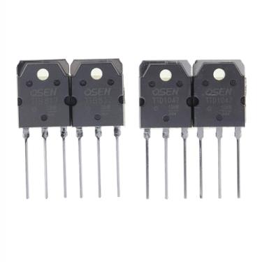 Imagem de 2 pares TTB817 (B817 KSB817) + TTD1047 (D1047 KSD1047) NPN PNP Transistor de potência de silício TO-3PN 120V 10A 100W hFE:80-160